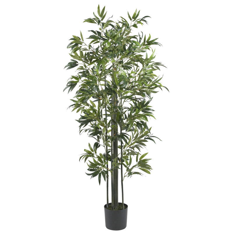 Arbre de bambou artificiel 72" en pot