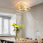 Drane 19.7in White Gold Ceiling Fan with Remote Control and Light Kit Included