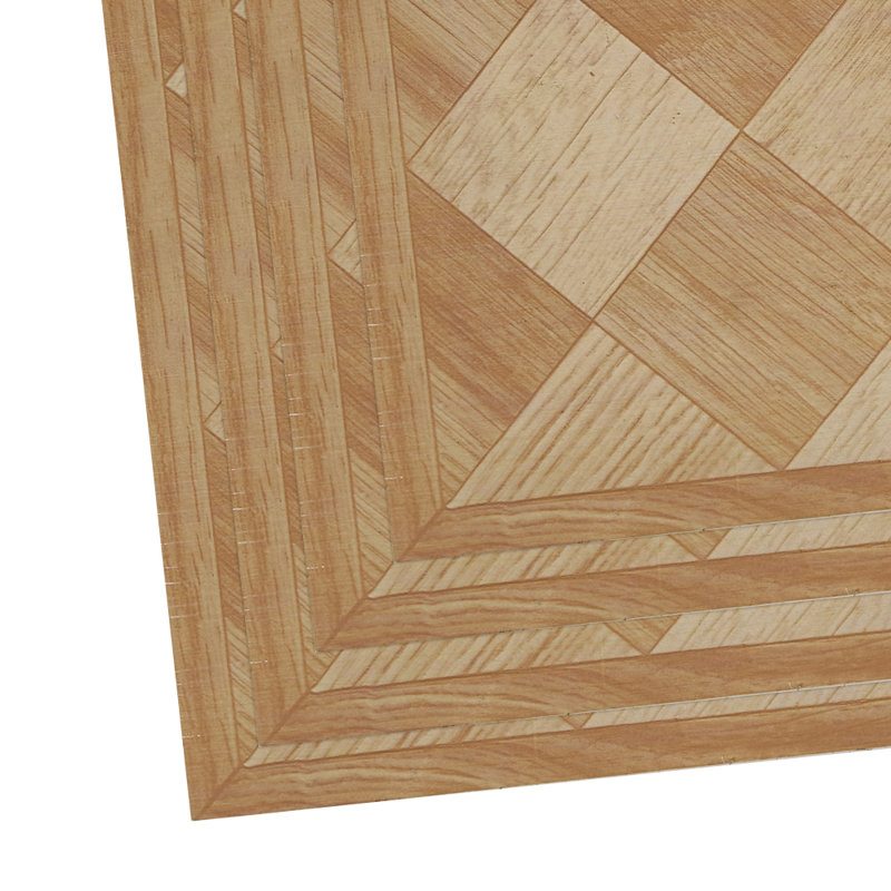 10Pcs Self-adhesive PVC Parquet Flooring Tiles Set