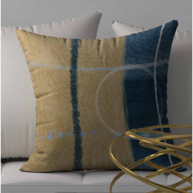Housse et insert de coussin carré de la bonne qualité, 18" x 18"