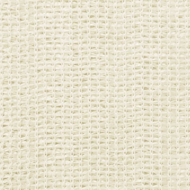 Écran de balcon en PEHD Vidaxl, Crème, L 196,9 po x P 47,2 po
