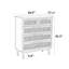 Armoire de rangement simple en rotin tressé