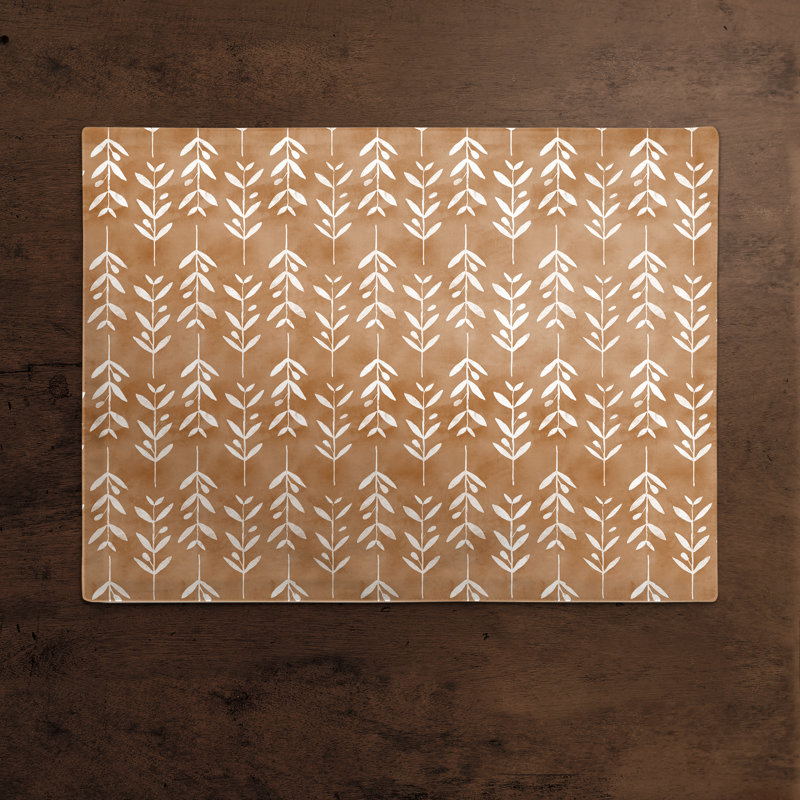 Polyester Floral Rectangle Placemat