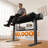 Electric standing desk, height adjustable, with storage space, standing gaming desk with LED light strip, suitable for home office and gaming, sit/stand workstation.-1634015404-1634015407