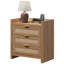 Table de chevet 3 tiroirs Ashvir-490146497