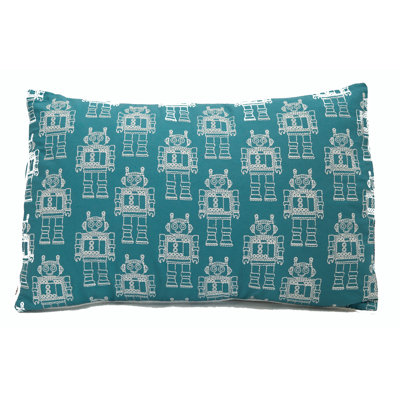 Androids Embroidered Throw Pillow
