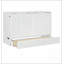 Grand lit escamotable grand format avec grand tiroir, ports et prises USB, blanc-1043215014-1043215013