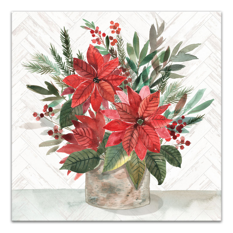 Bouquet des Fêtes - on, H 12 po x l 12 po x P 1,25 po
