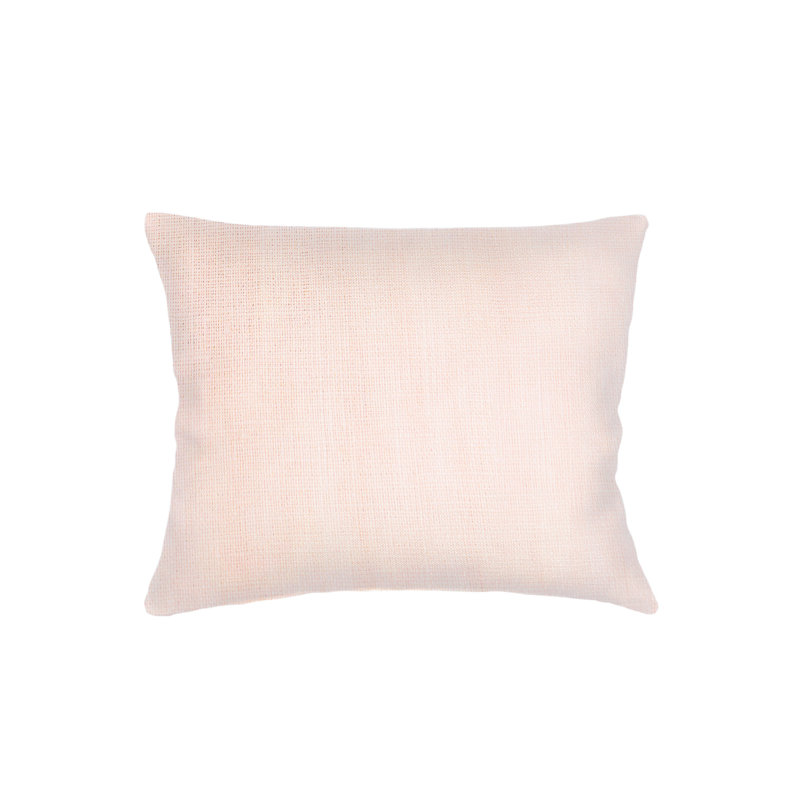 Coussin en lin rose clair 28x36, Light Pink
