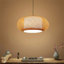 Luminaire suspendu en rotin de bambou tissé à la main Welty, lanterne en bambou Narural