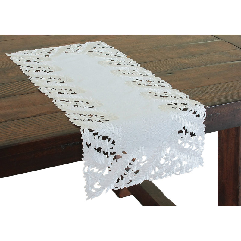Weigand Mini Table Runner, White