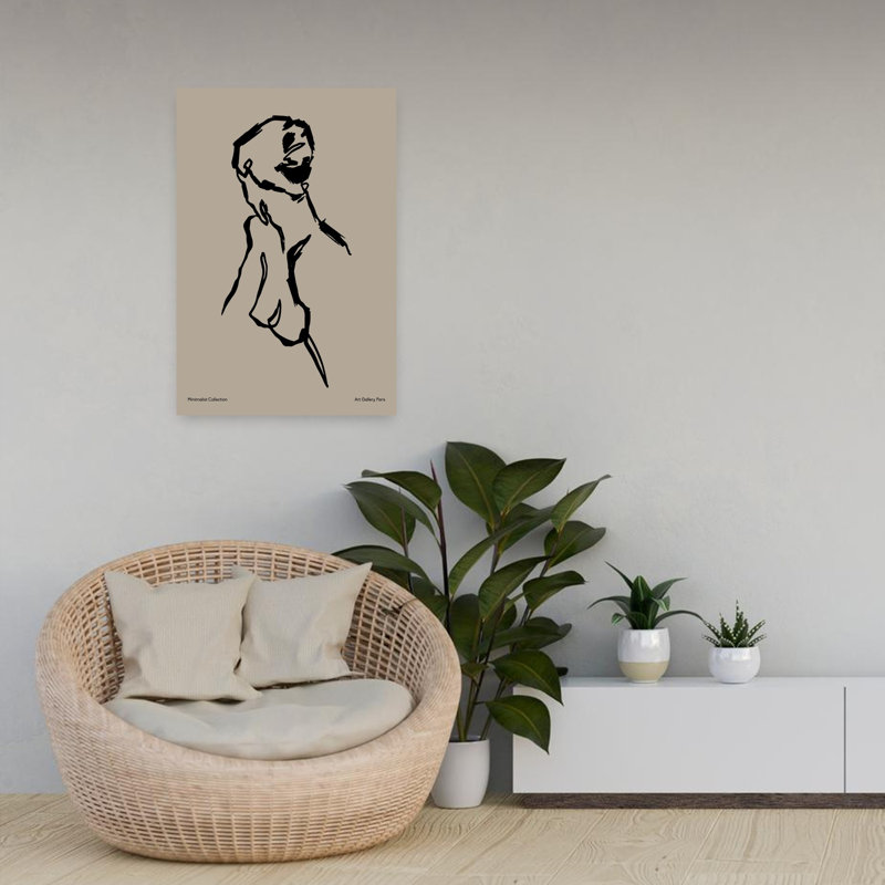 Art contemporain, art contemporain abstrait, H 24 po x l 16 po