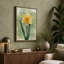 Golden Daffodil Botanical - Wrapped Canvas-474927229-474927230