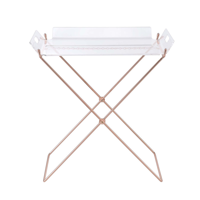 Table de bout avec plateau amovible
