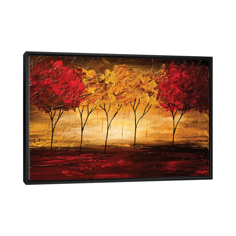 «Swiger Together», reproduction sur toile, H 18 po x l 26 po x P 1,5 po, Toile avec cadre noir, Pas de tapis