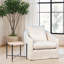 Rice End Table Travertine