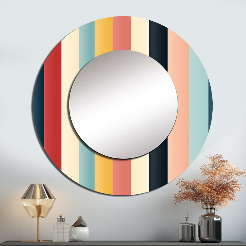 Ruzanna Colorful Nostalgia Striped, 29 po x 29 po