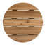 16,47 po La grande table d'appoint en bois de 16 po x 16 po complète n'importe quelle configuration et ajoute une touche d'élégance à la décoration intérieure