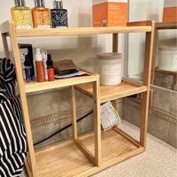 Latitude Run® Bathroom Counter Makeup Organizer, Kitchen Bathroom Storage  Rack for Cosmetics, Coffee & Reviews