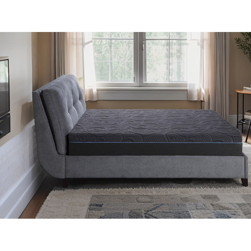 Matelas de lit hybride en mousse viscoélastique imprégnée de gel dans une boîte, Grand