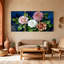 «Rose Rose Flower Art», ensemble de 3 impressions sur toile-100437426