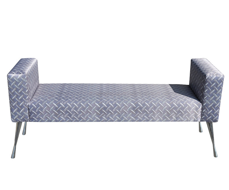 Loft Upholstered Bench, 100% Polyester