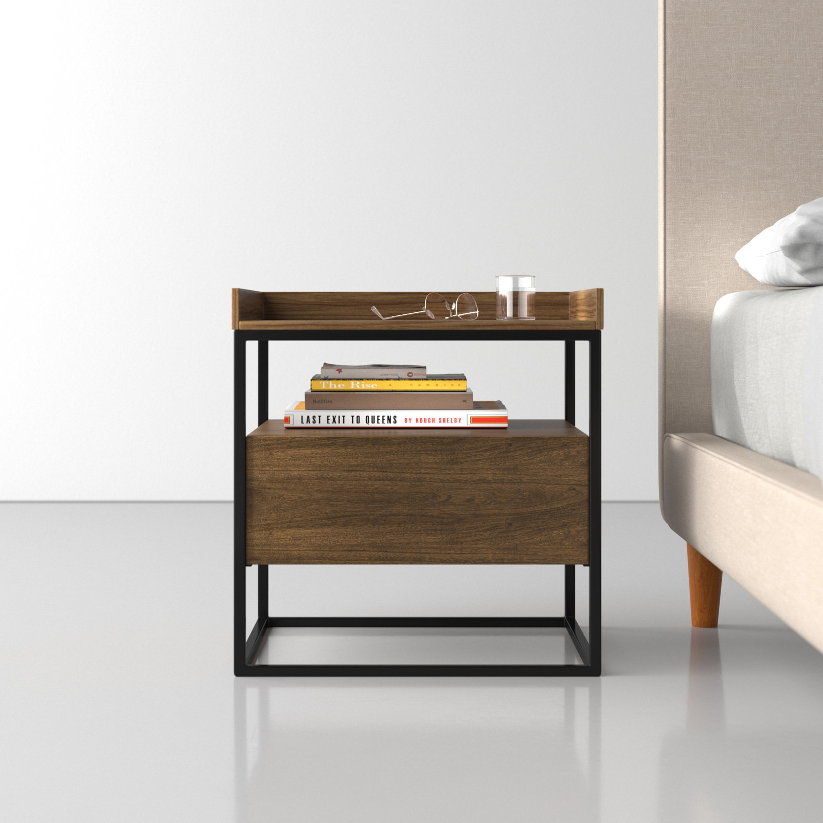 Berrien 23" Acacia End Table
