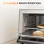 HOMCOM Mini Oven, 9L Countertop Electric Grill, Toaster Oven with Adjustable Temperature, Timer, Baking Tray and Wire Rack, 750W-121602913