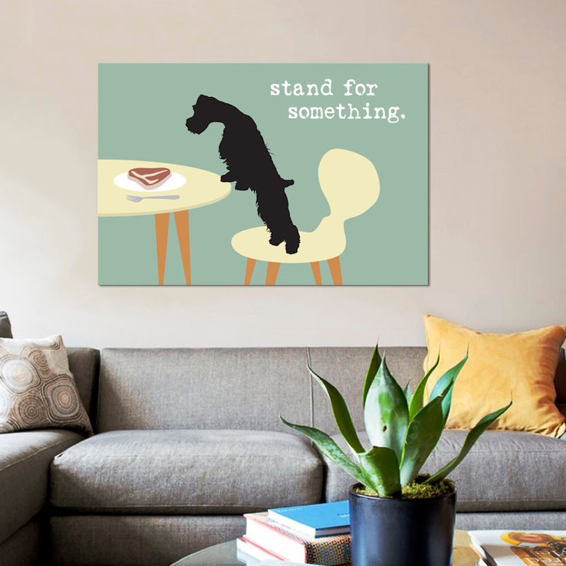«Stand for Structure», impression sur toile, H 18 po x l 26 po x P 1,5 po, Pas de tapis, Toile tendue