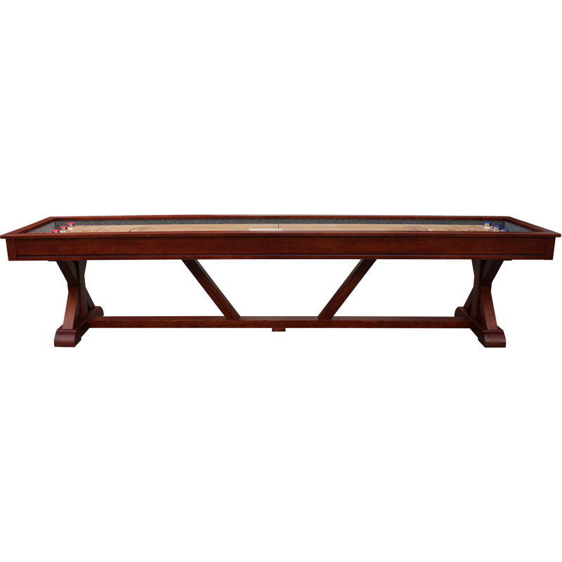 Brazos River Pro-Style Shuffleboard Table, 16', Weathered Black, Buffet Top Not Included
