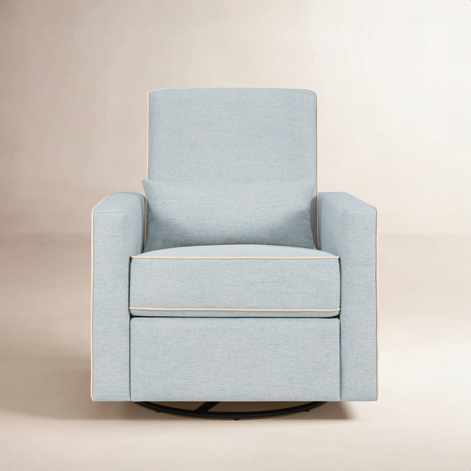 Piper Swivel Glider, Heathered Blue