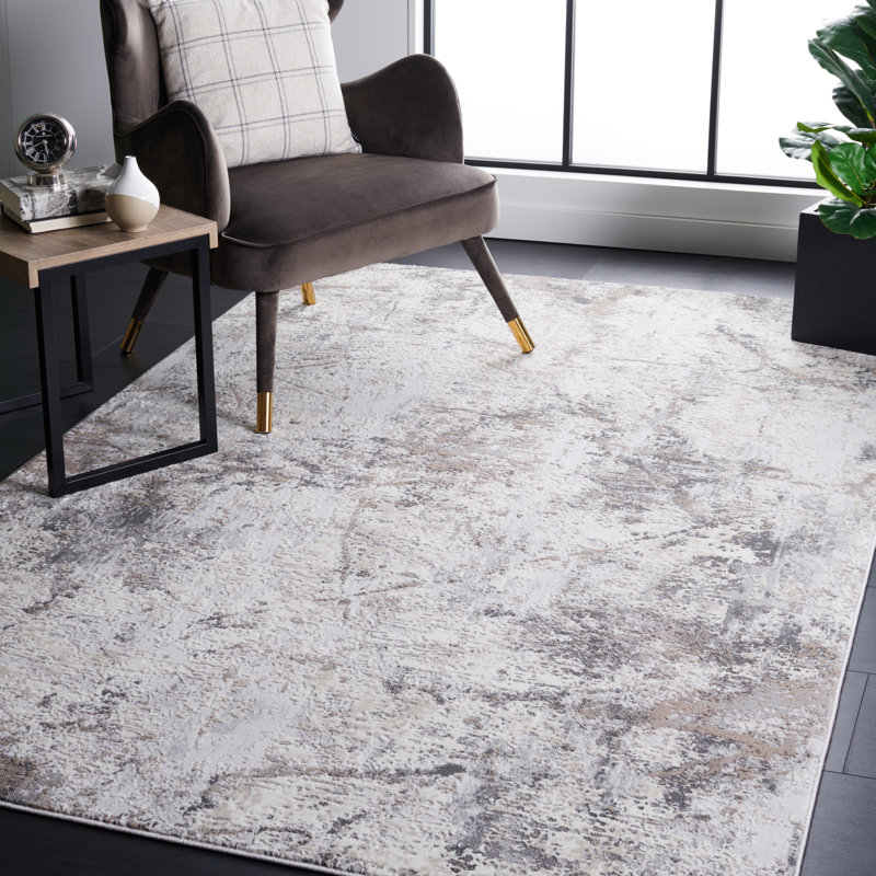 Tapis performance abstrait Vogue, Rectangle 5 pi 3 po x 7 pi 6 po