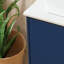 Ensemble de meuble-lavabo simple 36 po bleu