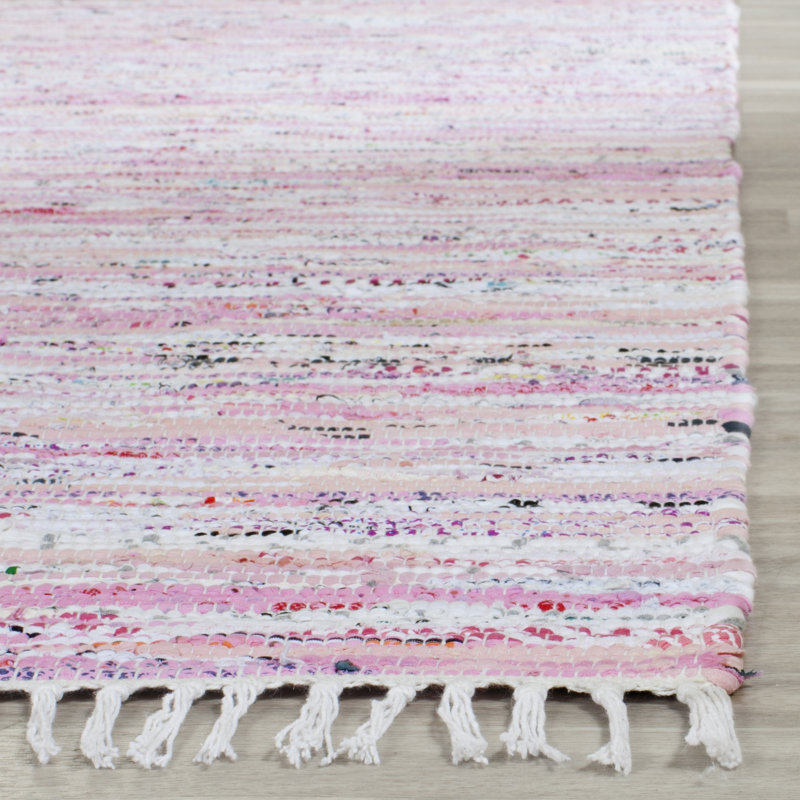 Fales Rug Hand Woven Cotton Rug, Rectangle 5' x 7'
