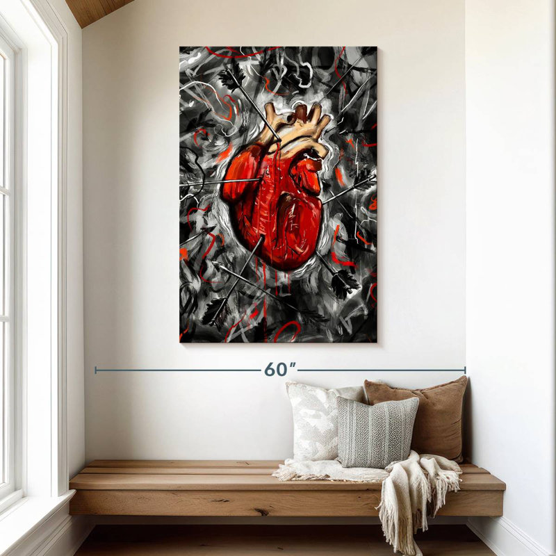 Hardie Heart And Arrows, 48" H x 32" W