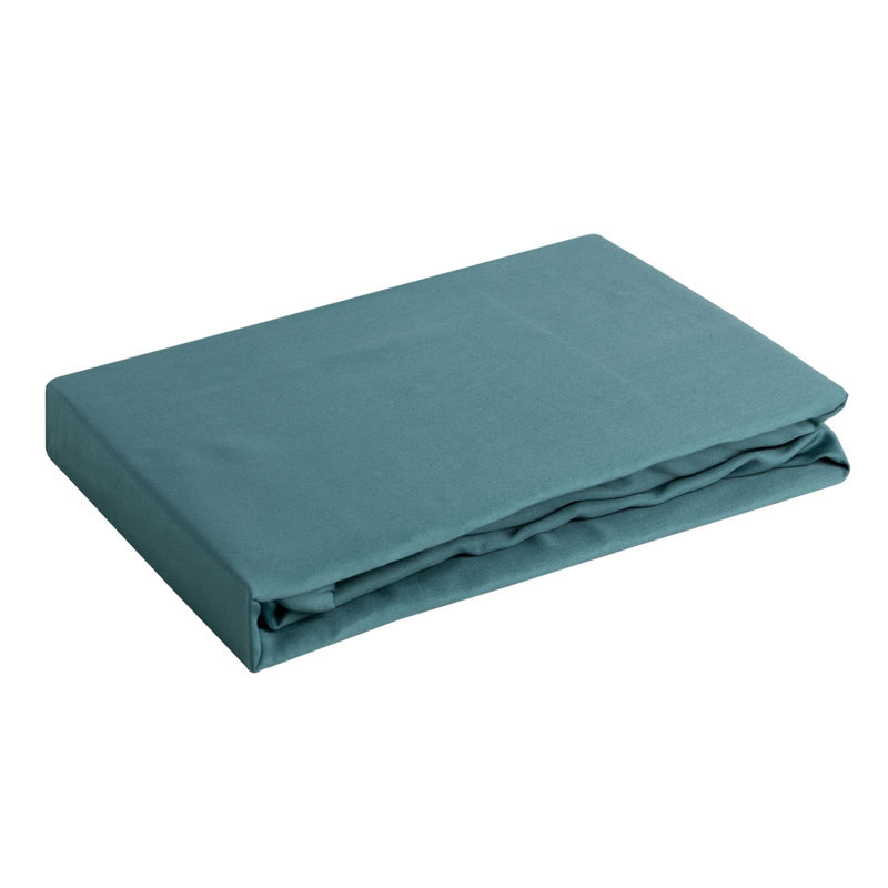 100% Cotton Fitted Sheet, Turquoise, 180 x 200 cm