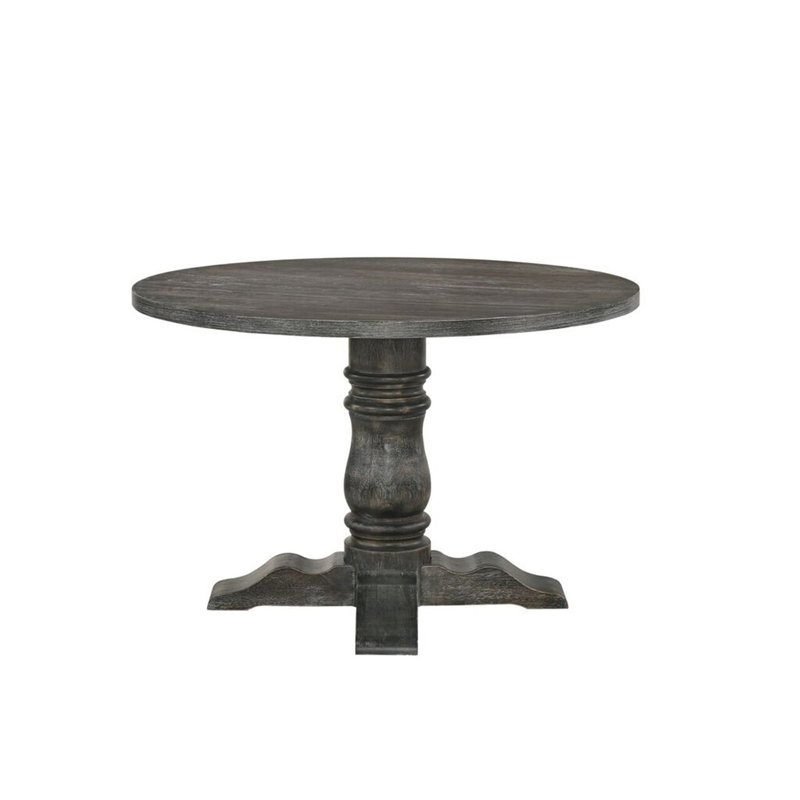 Table de salle à manger Leventis au fini gris patiné (sans la chaise)