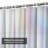Screen Computer Digital Abstract White Shower Curtain with 12 Hooks-129035987