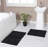Schoenberger 2-Piece 100% Cotton Bath Rug with Spray Latex Non-Slip Backing Set -911388597