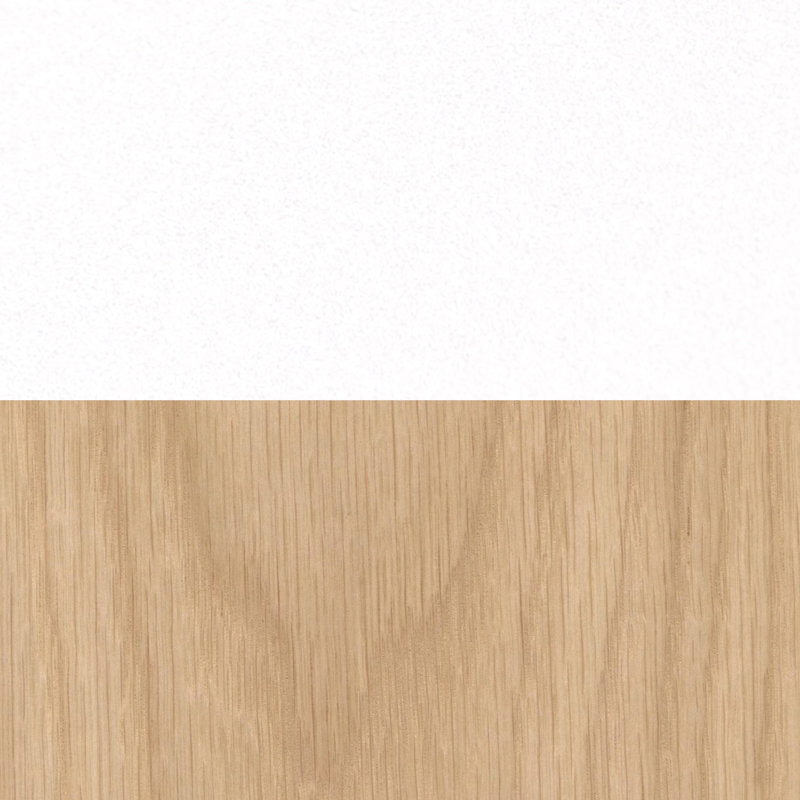 Éclairage pour meuble-lavabo Shiloh, Blanc / chêne blanc, 1