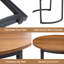 Ensemble de 2 tables basses gigognes en bois Summerall