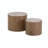 Wood Round coffee table Set-691686733