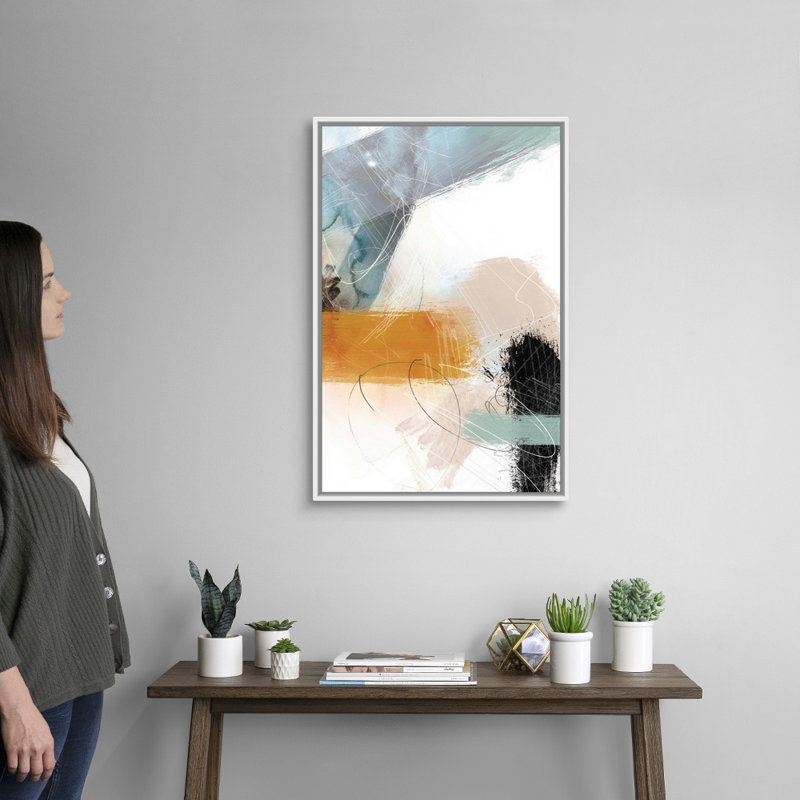 Reproduction d’art sur toile, "blush no. 2" par Louis Duncan-he, Toile blanche encadrée, H 32 po x l 22 po x P 1,75 po