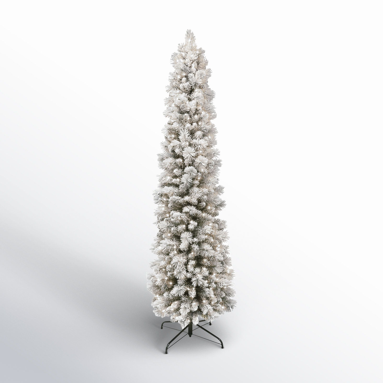 Lighted Pine Christmas Tree, 7.5' H