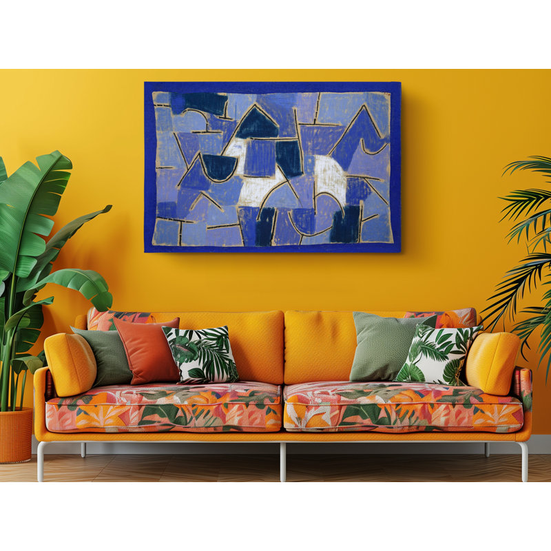 «Blue Night» - Impression sur toile tendue - Impression sur toile tendue, H 30 po x l 45 po x P 1 po