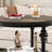 Small Side Table,Round End Table With 3 Shelves,Night Stand Accent Coffee Table With Steel Frame For Small Spaces-599315686