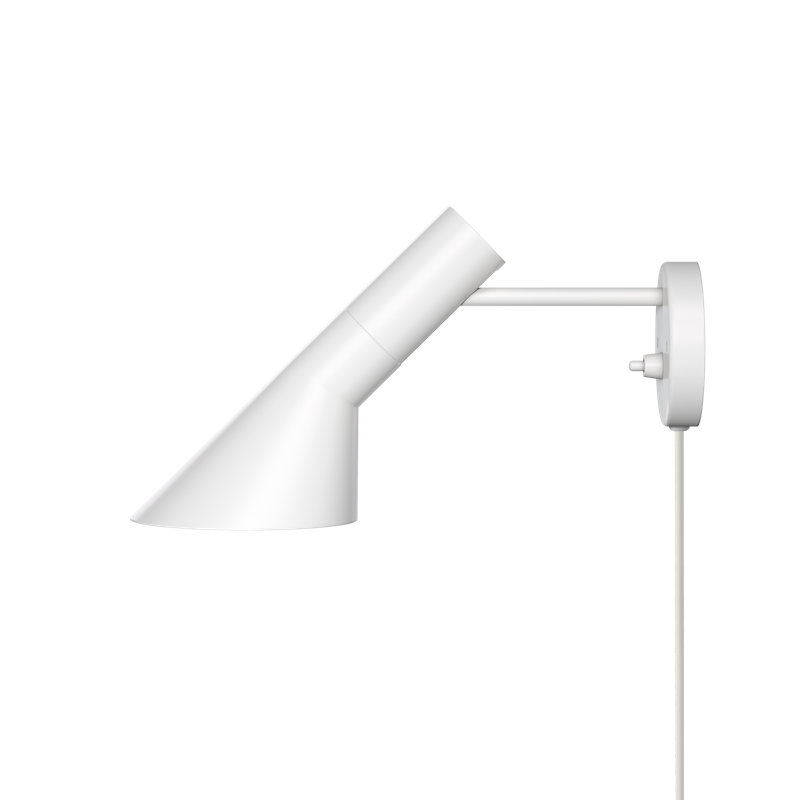 AJ Wall Light, With Switch, White