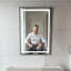 Miroir inclinable avec lumières DEL Maytha
