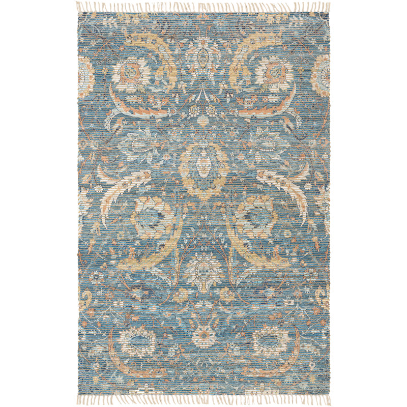 Ginn Flatweave Floral Indoor Rug, Rectangle 2'6" x 4'