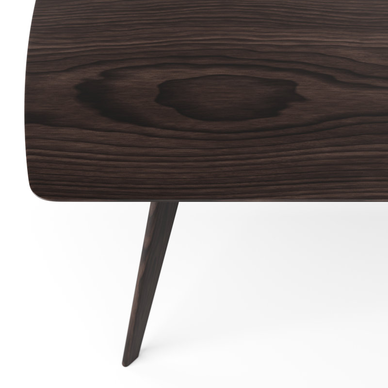 Drae Dining Table, Charcoal Walnut